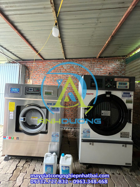 Máy giặt công nghiệp cho khách sạn 10-30 phòng